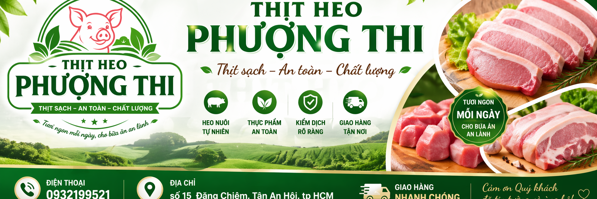 Thịt Heo Sạch – Thịt Heo Phượng Thi